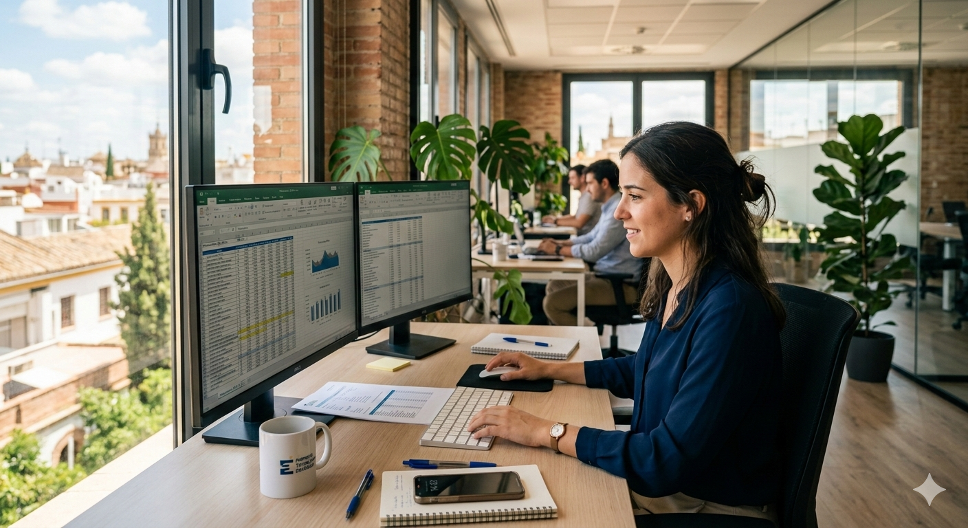 Fondo de curso de Excel